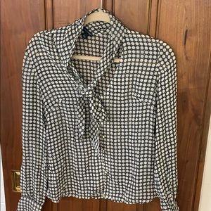 Banana Republic semi sheer blouse